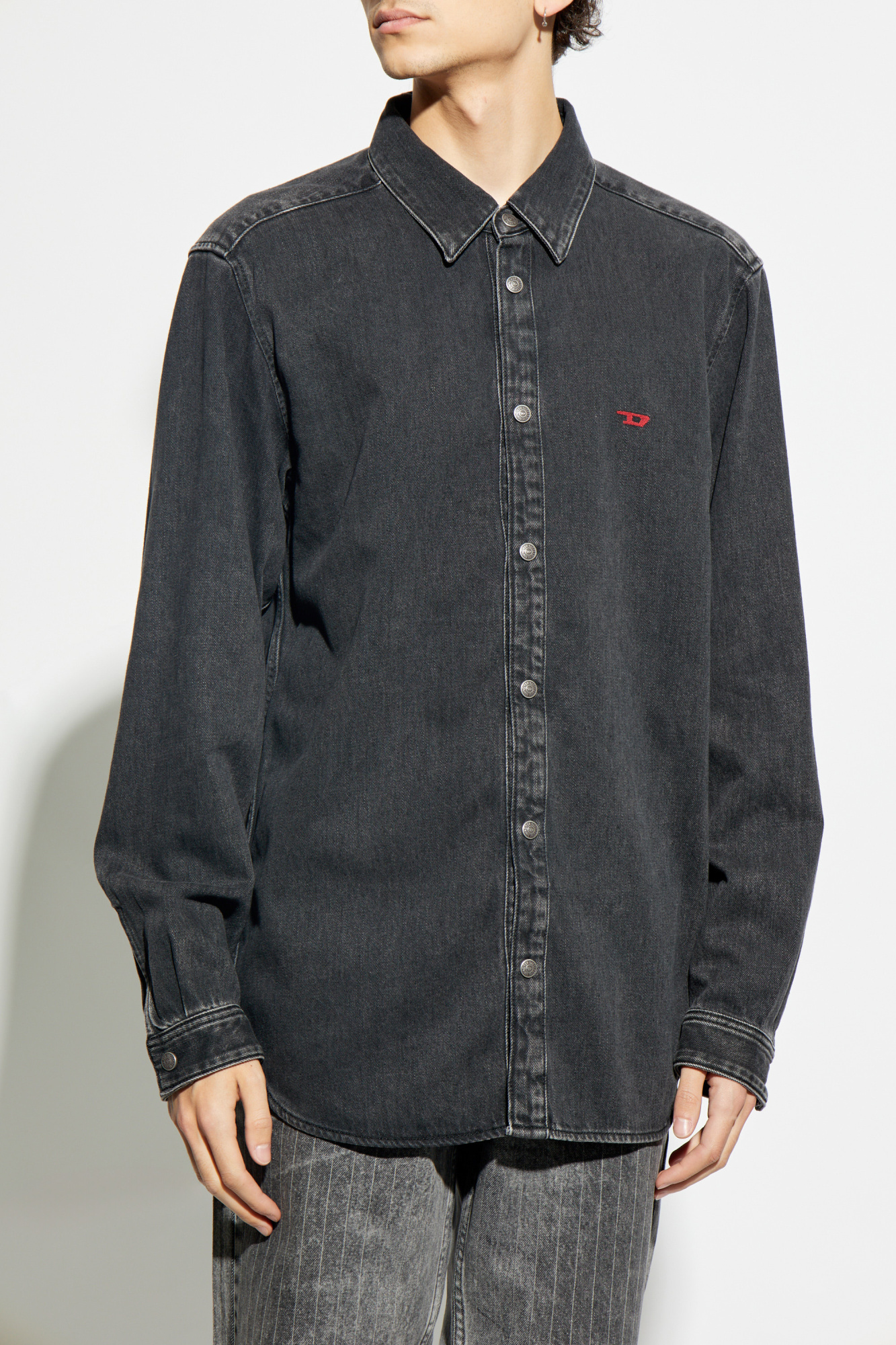 Grey Denim shirt D-SIMPLY Diesel - Vitkac Italy